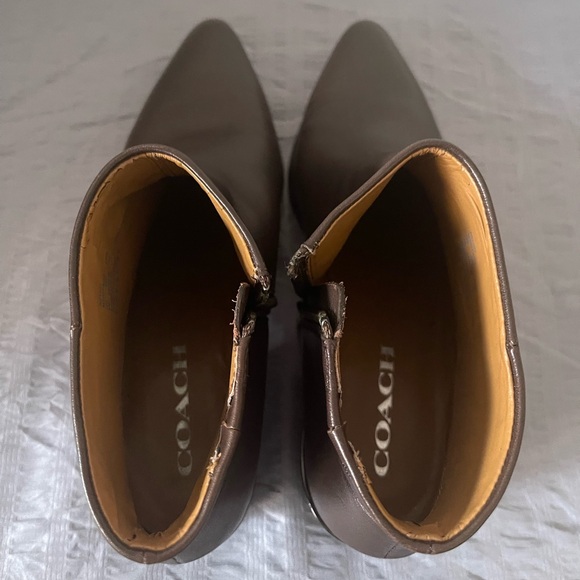 Coach Dark Brown Ankle Booties - Picture 13 of 16
